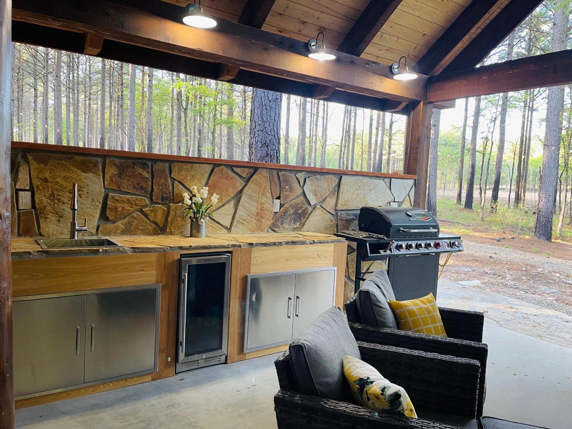 Wolf Creek Luxury Cabin Broken Bow Eksteriør billede